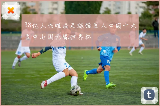 38亿人也难成足球强国人口前十大国中七国无缘世界杯